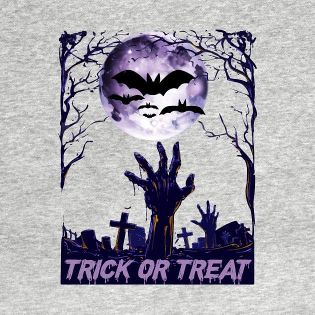 Trick Or Treat tee design birthday gift graphic by TeeSeller07